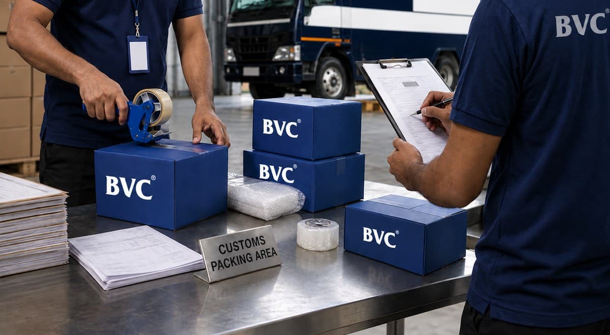 Packing & Carting At Customs