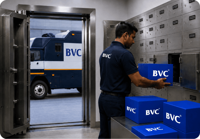 Secure vault storage for jewellery and bullion — up to 30 days