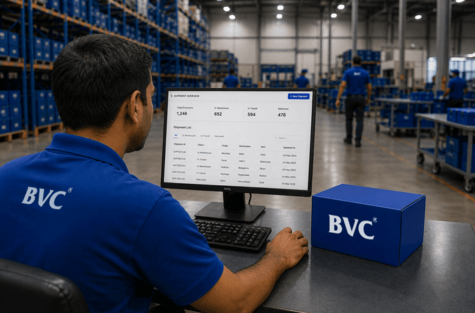 BVC Secure Fulfilment Centre — warehouse with shielded inventory