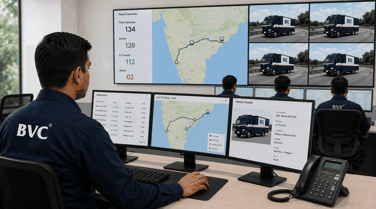 Live GPS Fleet Monitoring