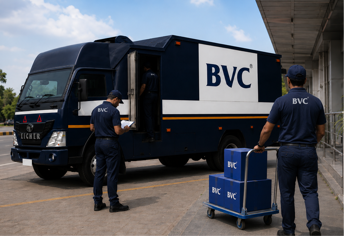 BVC dedicated marketing trip vehicle with security crew