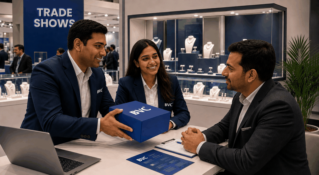 Dedicated Indian Team For GJEPC Trade Shows