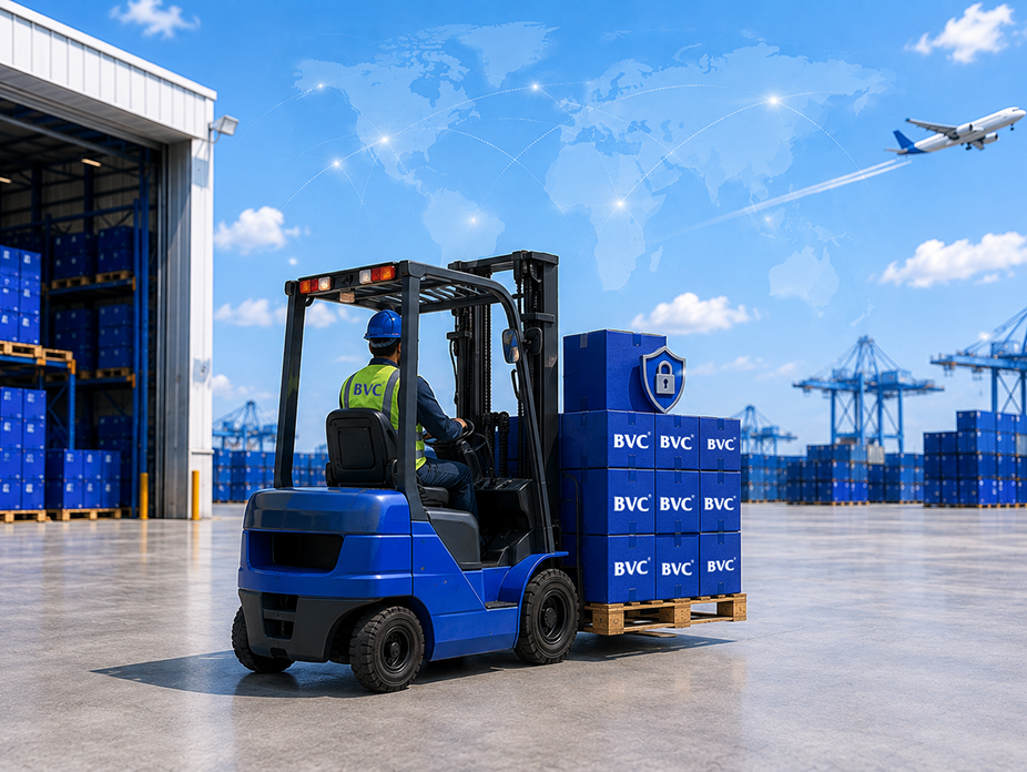 BVC secure global logistics — insured air freight, vaulted storage and worldwide distribution