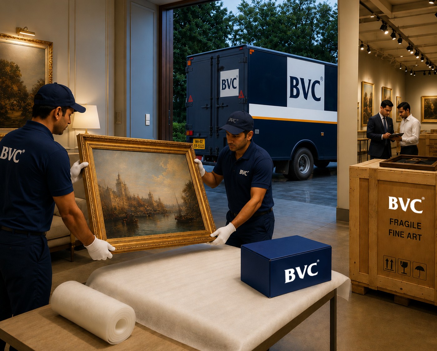 BVC art and HNI logistics