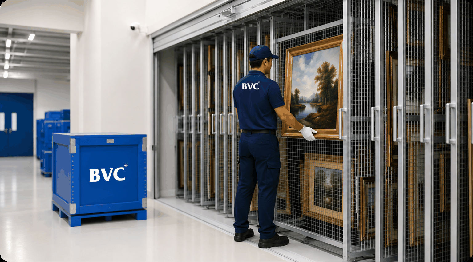 Flexible Overnight To Long-Term Art Storage