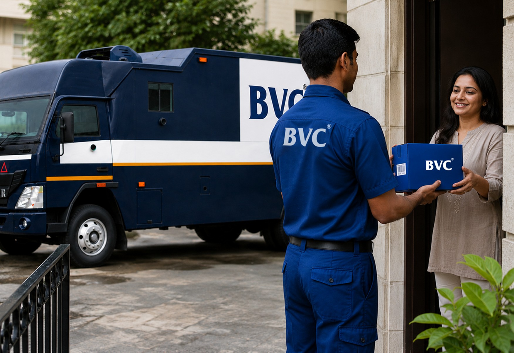 BVC secure coin and bar doorstep delivery