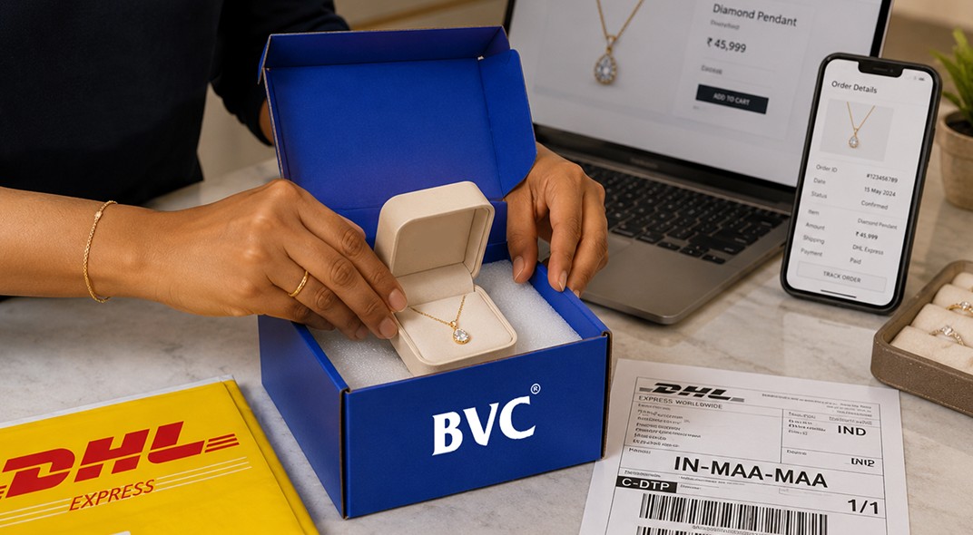 E-commerce Jewellery Shipping