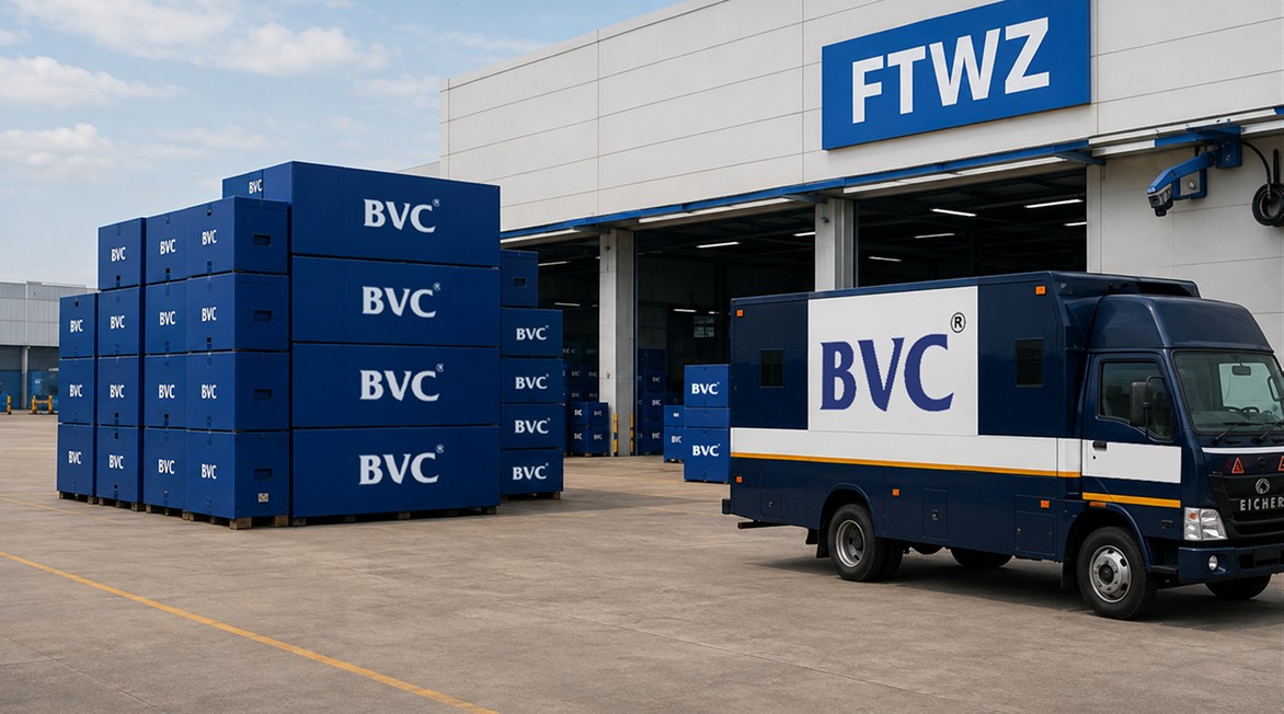 Bonded, High-Security Storage Inside FTWZ (BVC's Service Unit)