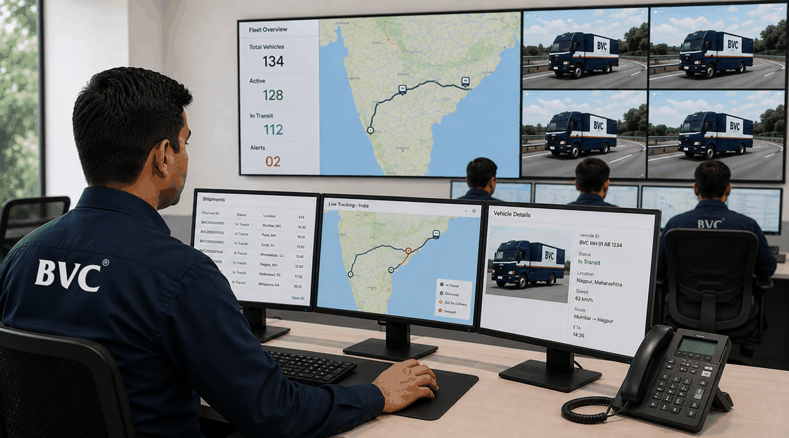 Live GPS Fleet Monitoring