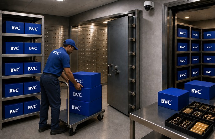 BVC's nationwide secure vault network across India