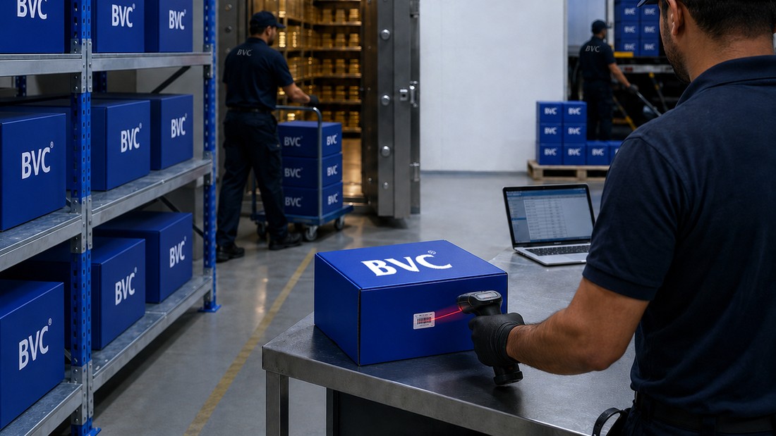 BVC bullion storage and distribution fulfilment centres