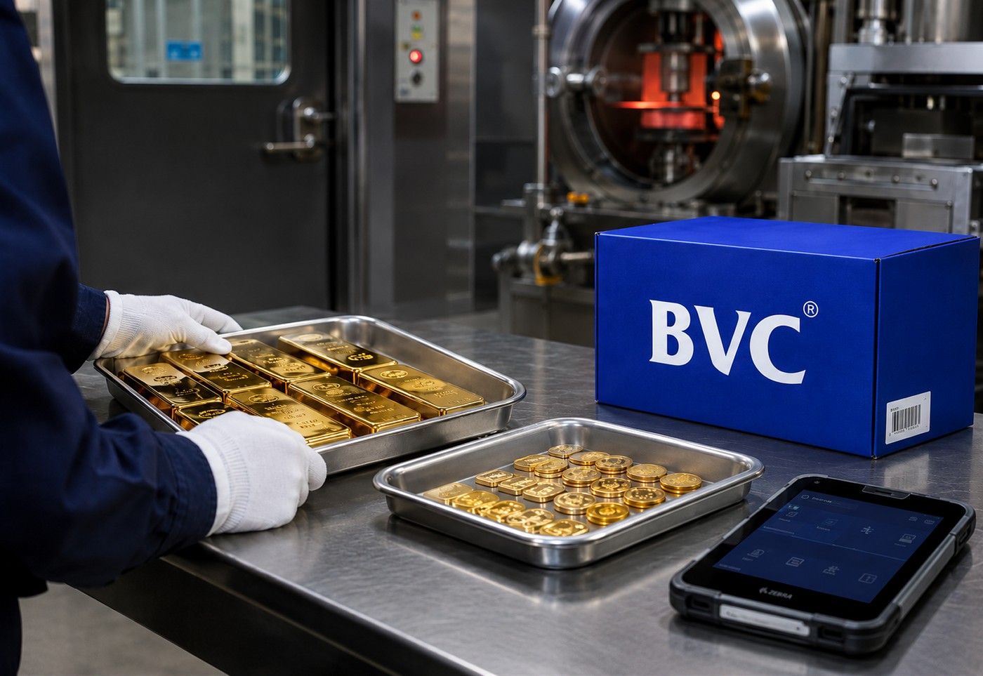 BVC bullion movement from vault to refinery